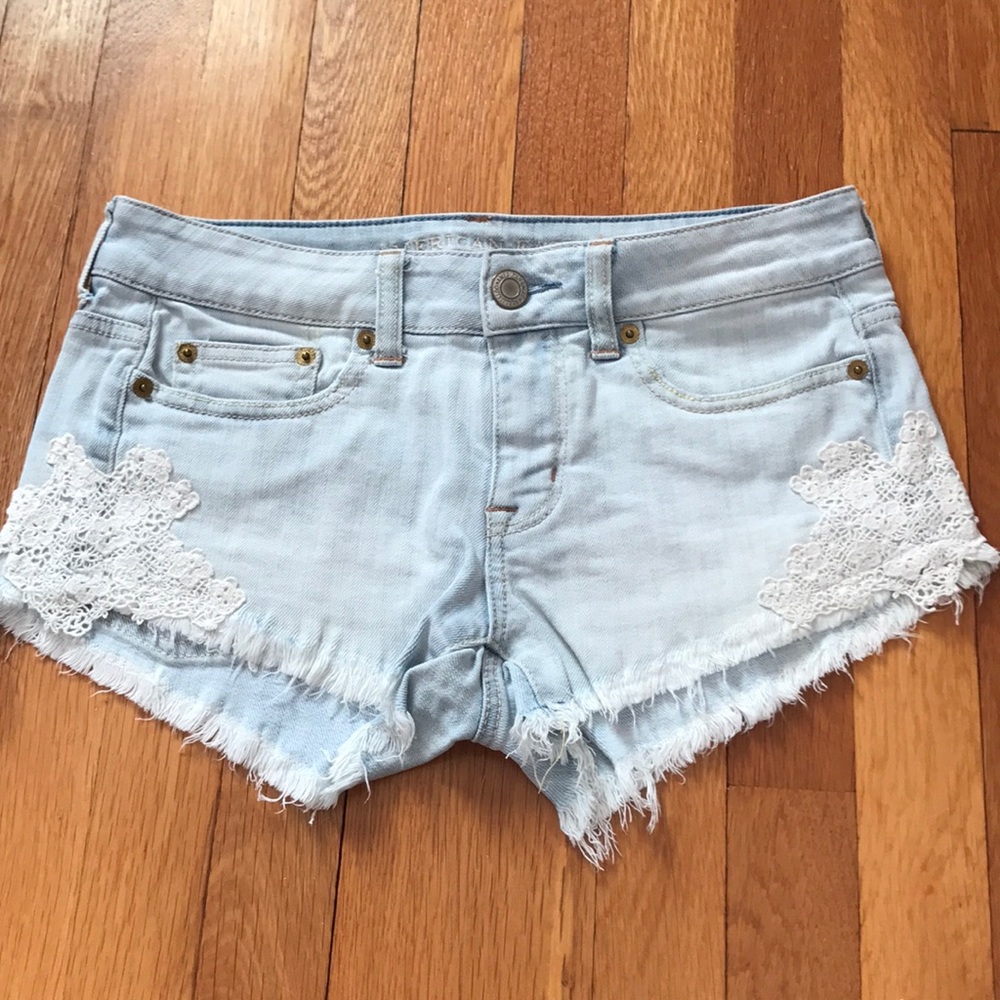 American Eagle LightWash Shorts